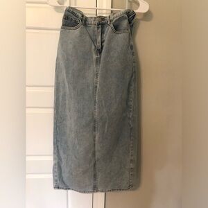 Blue Blush Light Denim Skirt